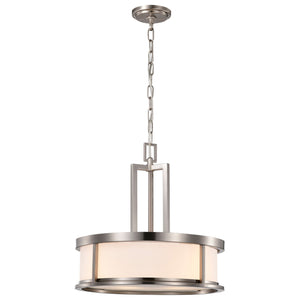 Nuvo Lighting - 60-2857 - Four Light Pendant - Odeon - Brushed Nickel