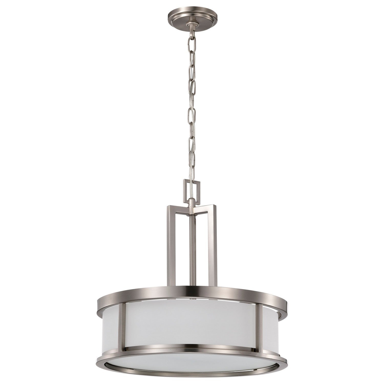 Nuvo Lighting - 60-2857 - Four Light Pendant - Odeon - Brushed Nickel