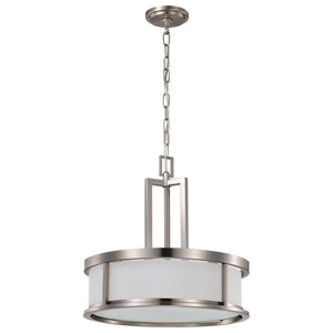 Nuvo Lighting - 60-2857 - Four Light Pendant - Odeon - Brushed Nickel