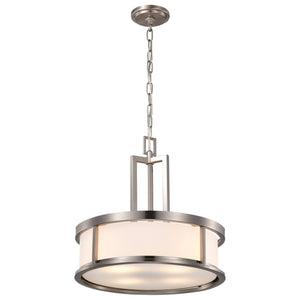 Nuvo Lighting - 60-2857 - Four Light Pendant - Odeon - Brushed Nickel