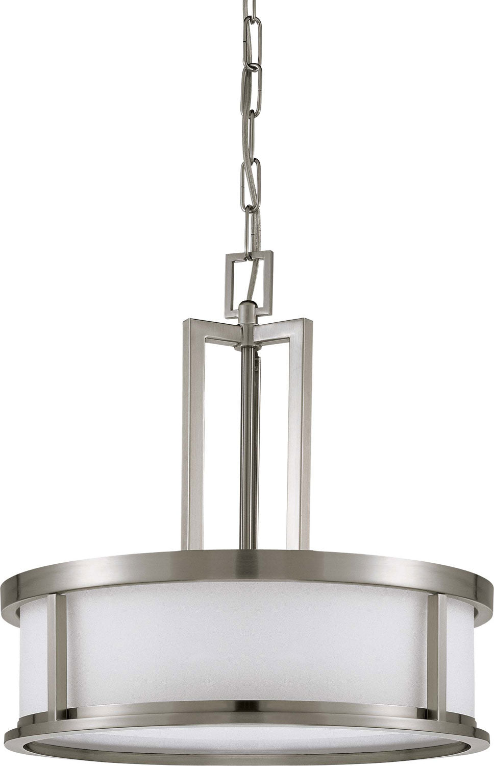 Nuvo Lighting - 60-2857 - Four Light Pendant - Odeon - Brushed Nickel