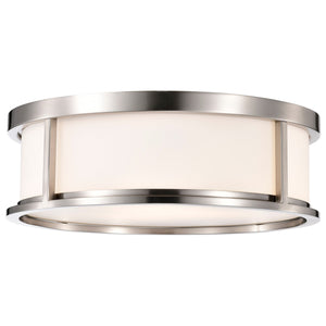 Nuvo Lighting - 60-2864 - Three Light Flush Mount - Odeon - Brushed Nickel