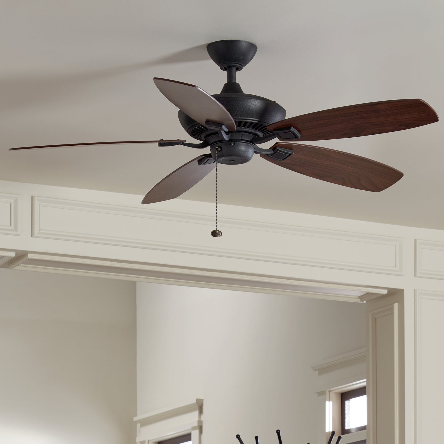 Kichler - 300117DBK - 52"Ceiling Fan - Canfield - Distressed Black