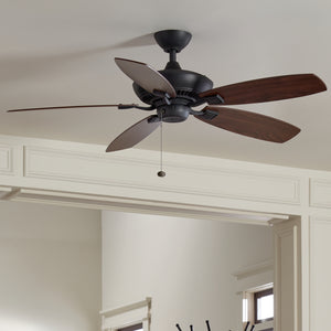 Kichler - 300117DBK - 52"Ceiling Fan - Canfield - Distressed Black