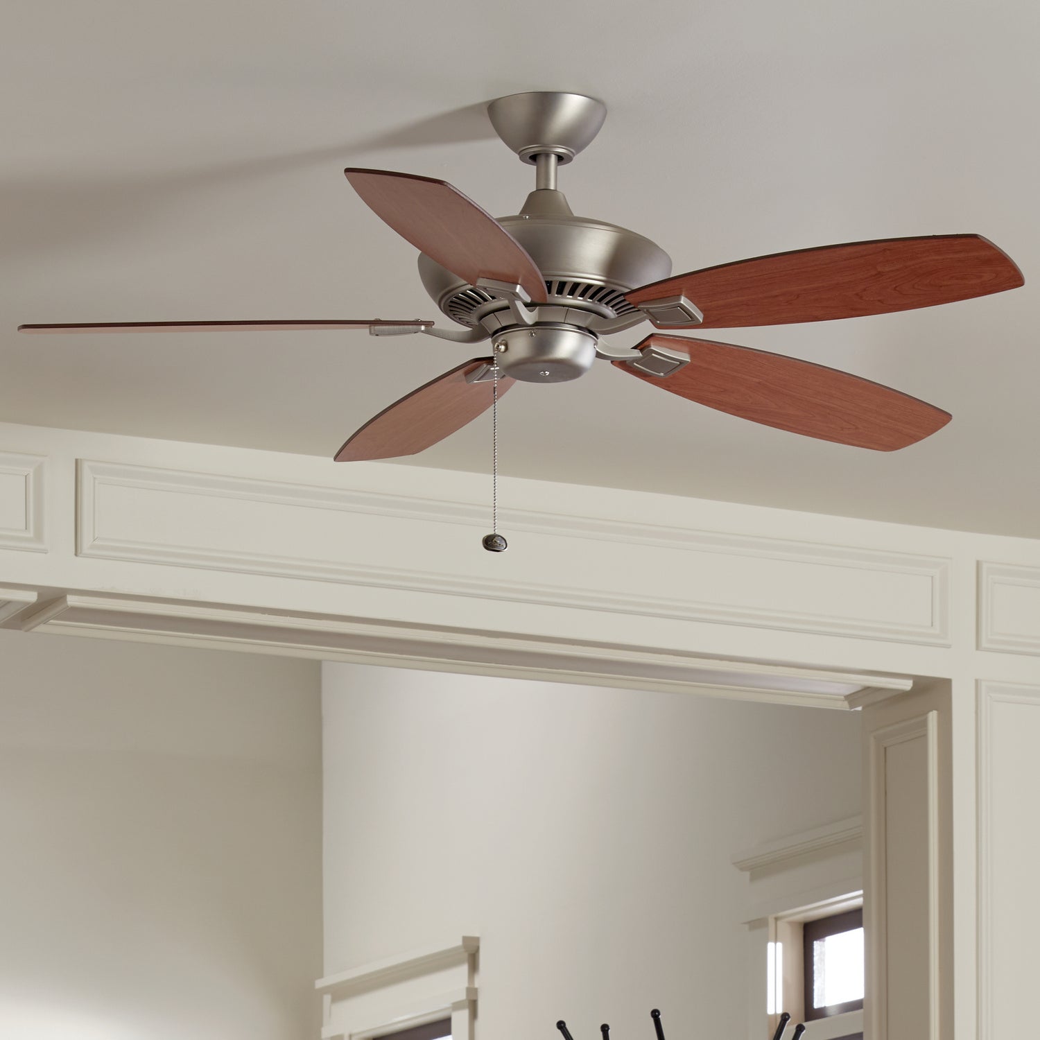 Kichler - 300117NI - 52"Ceiling Fan - Canfield - Brushed Nickel