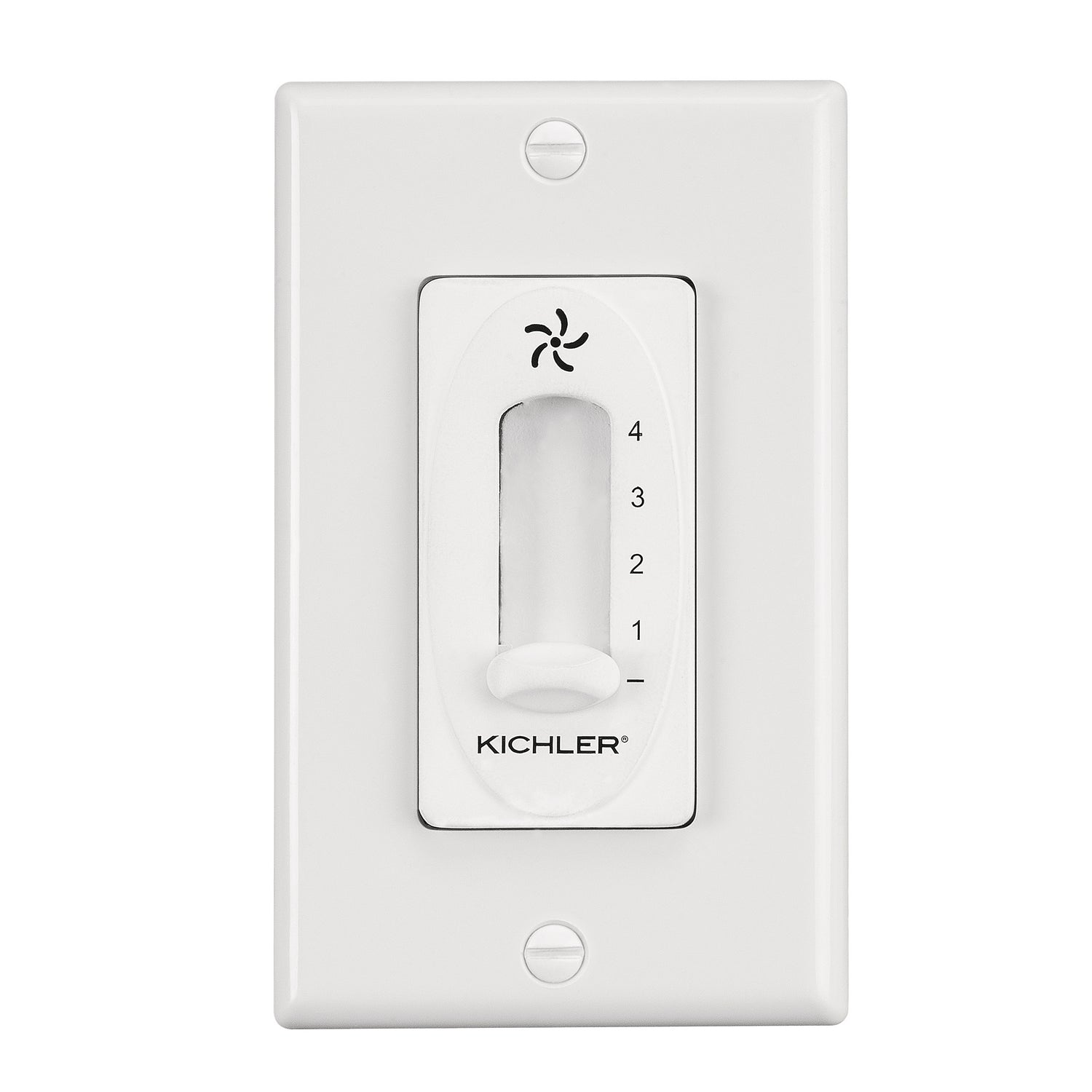 Kichler - 337012WH - 4 Speed Fan Slide Control - Accessory - White