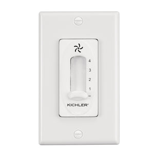 Kichler - 337012WH - 4 Speed Fan Slide Control - Accessory - White