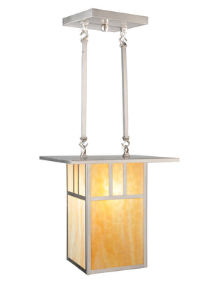 Meyda Tiffany - 106383 - Two Light Pendant - Double Bar Mission - Brushed Nickel