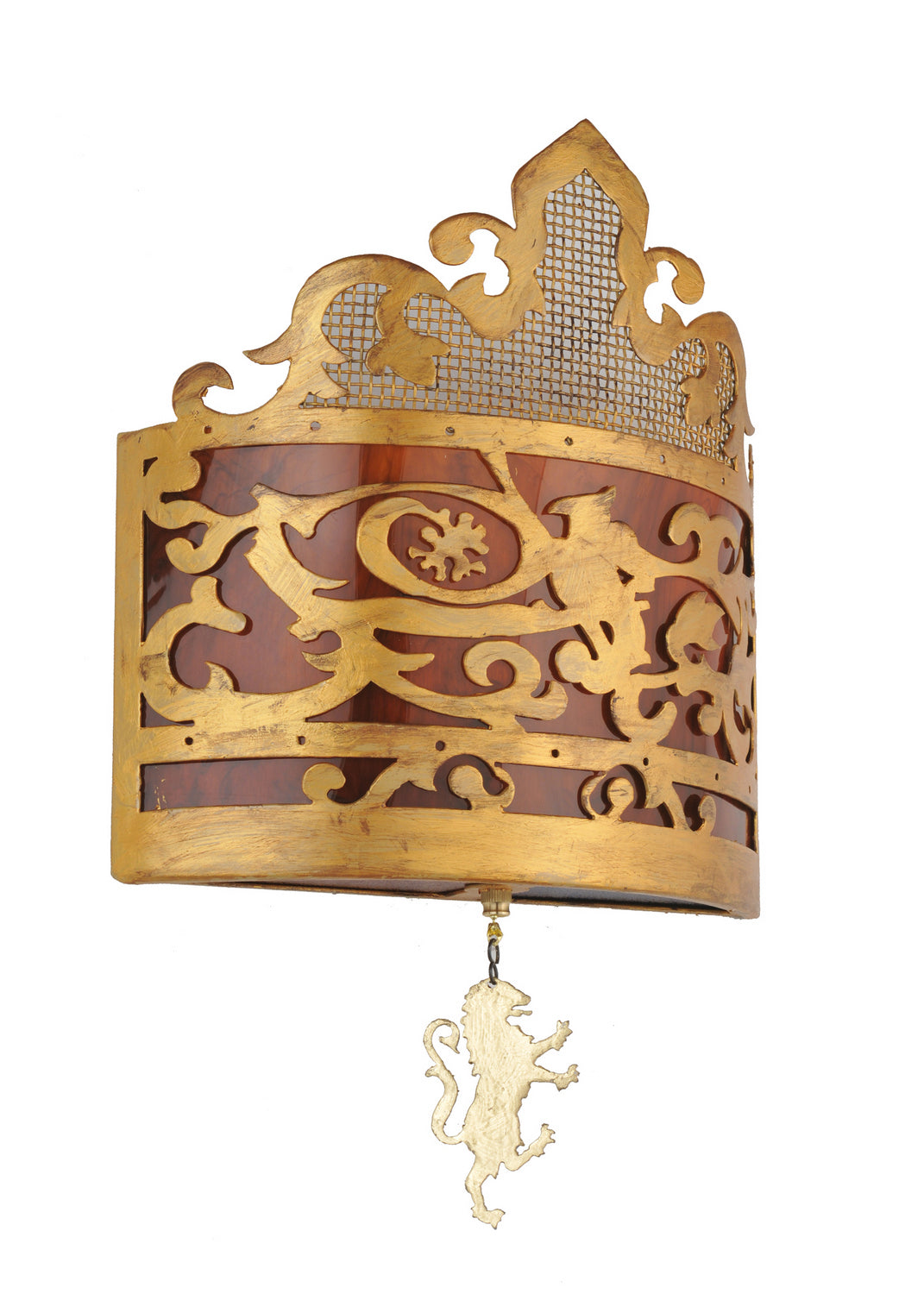 Meyda Tiffany - 106877 - One Light Wall Sconce - Stanley - Antique Gold