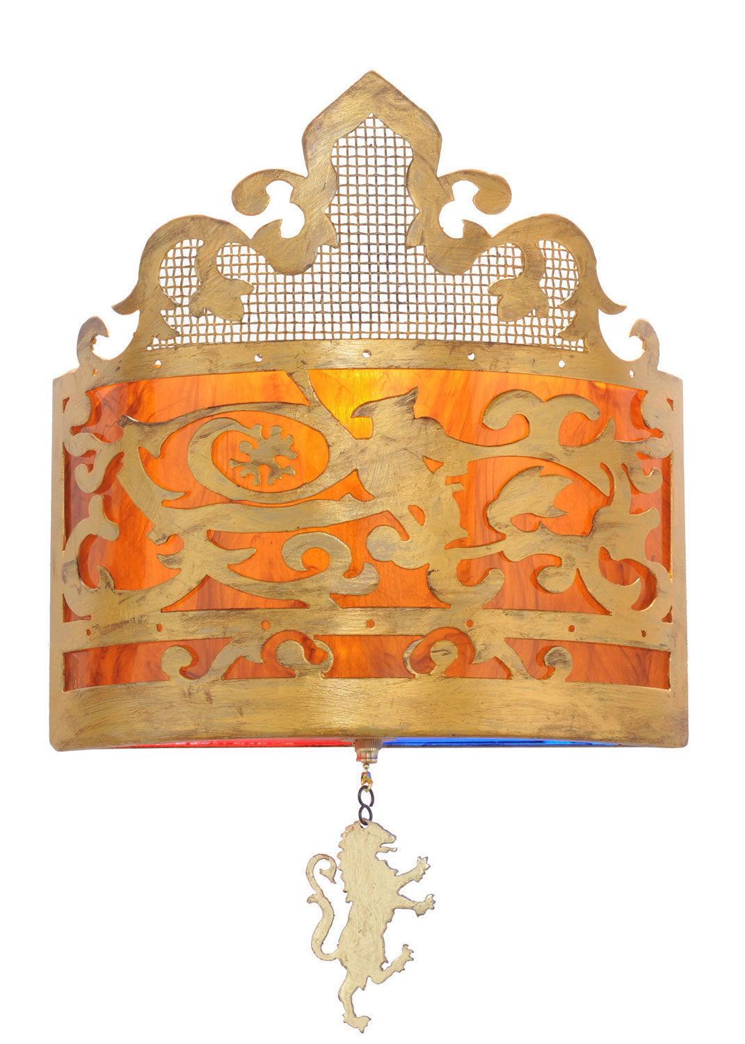 Meyda Tiffany - 106877 - One Light Wall Sconce - Stanley - Antique Gold