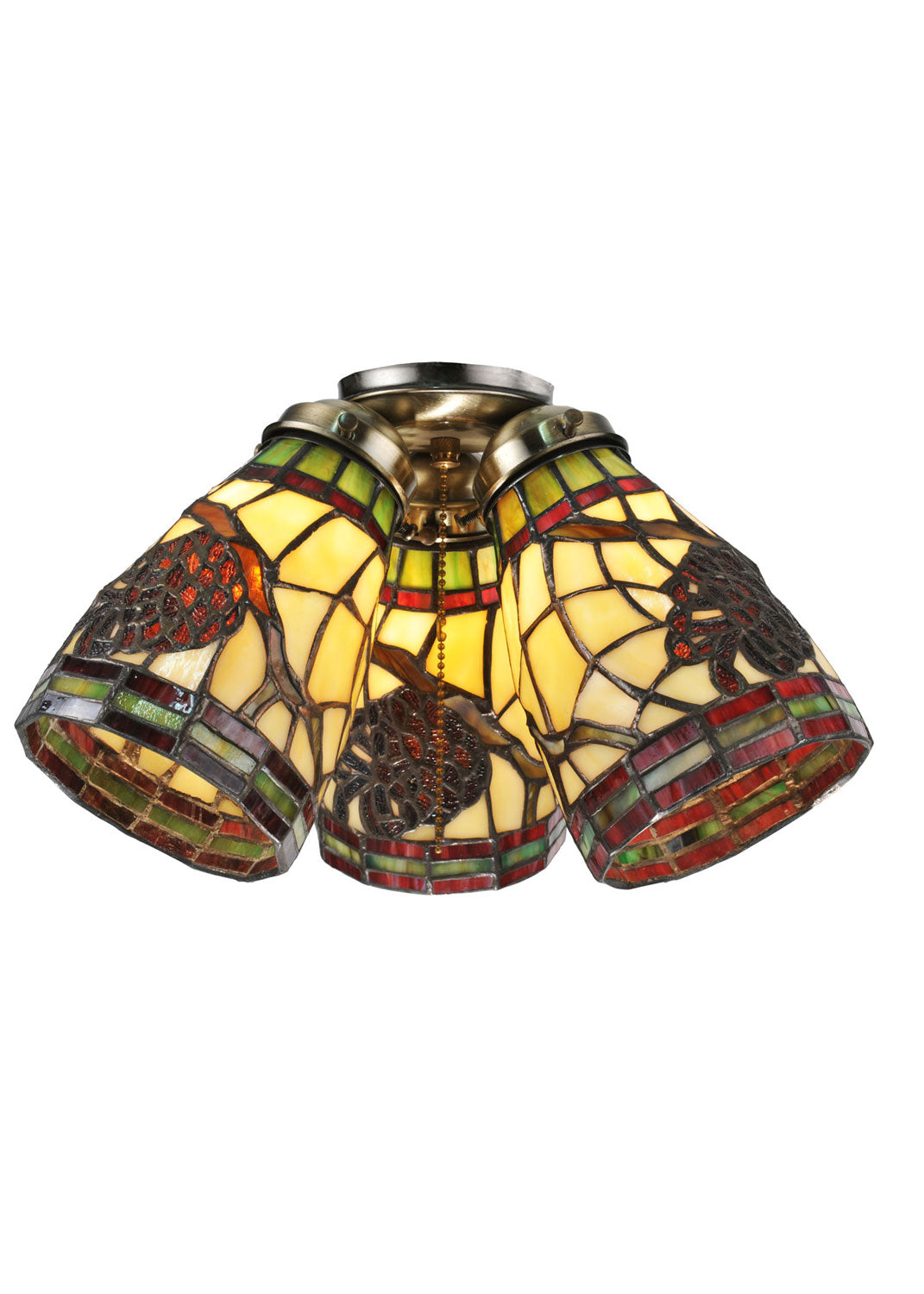 Meyda Tiffany - 98994 - Fan Light Shade - Pinecone - Multi