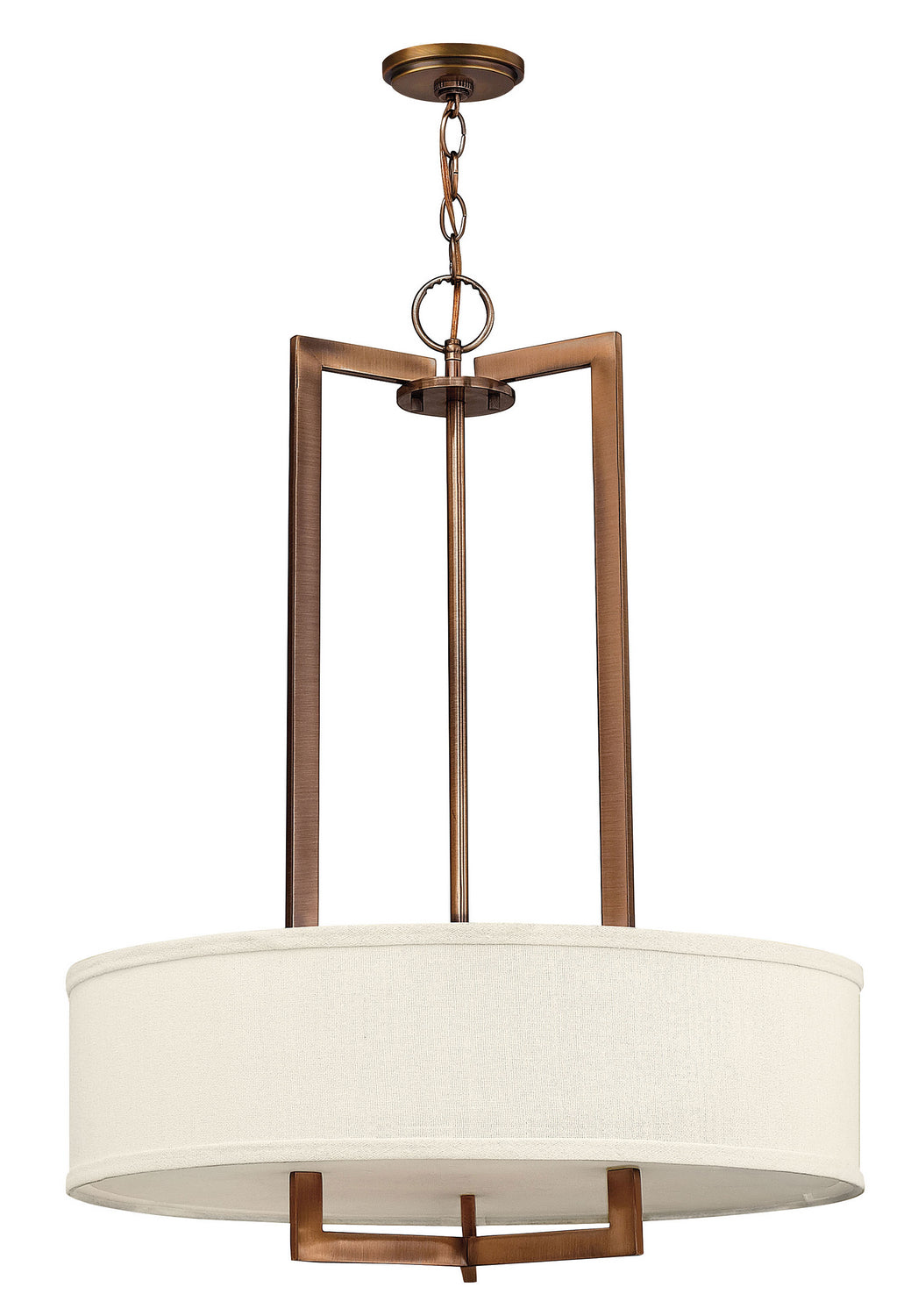 Hinkley - 3204BR - LED Chandelier - Hampton - Brushed Bronze