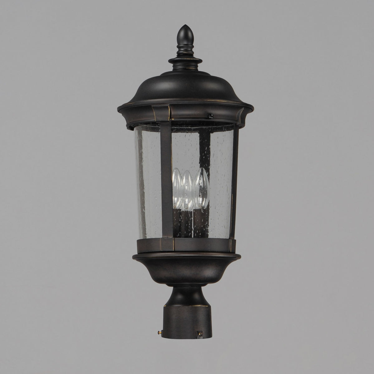 Maxim - 40091CDBZ - Three Light Outdoor Pole/Post Lantern - Dover VX - Bronze