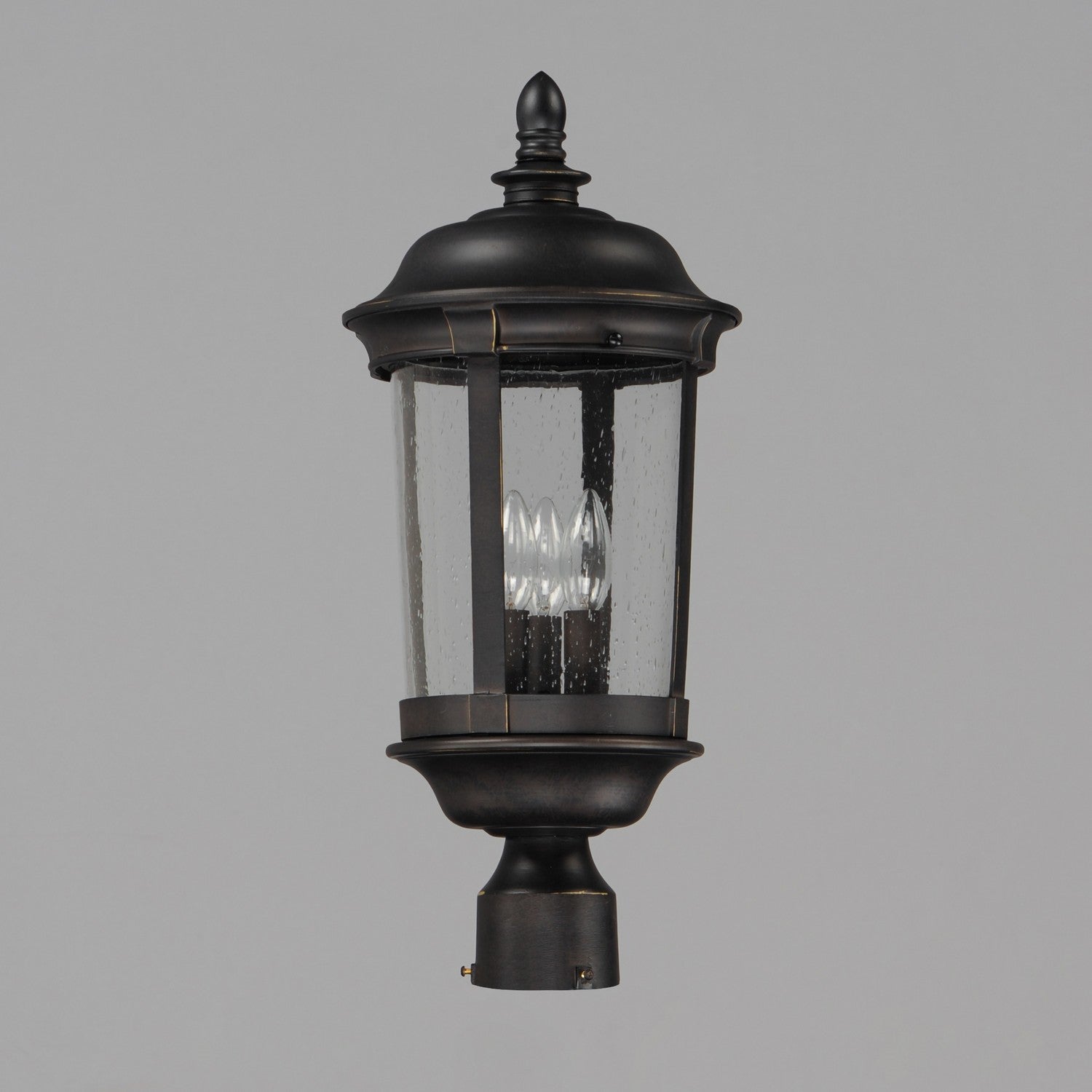 Maxim - 40091CDBZ - Three Light Outdoor Pole/Post Lantern - Dover VX - Bronze