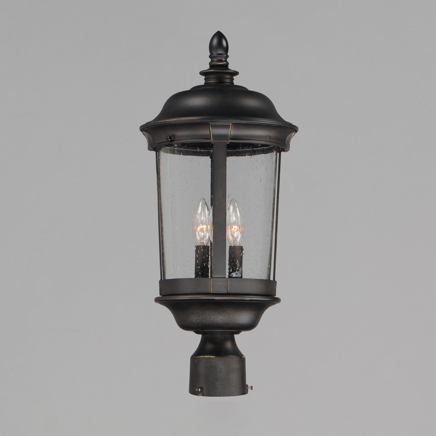 Maxim - 40091CDBZ - Three Light Outdoor Pole/Post Lantern - Dover VX - Bronze