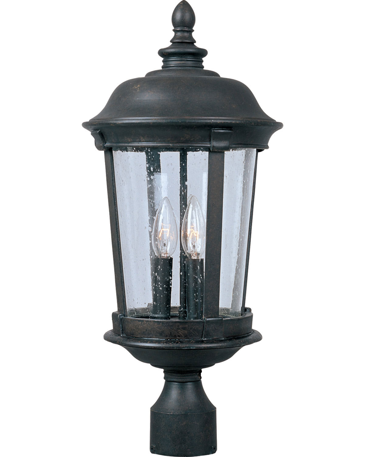 Maxim - 40092CDBZ - Three Light Outdoor Pole/Post Lantern - Dover VX - Bronze