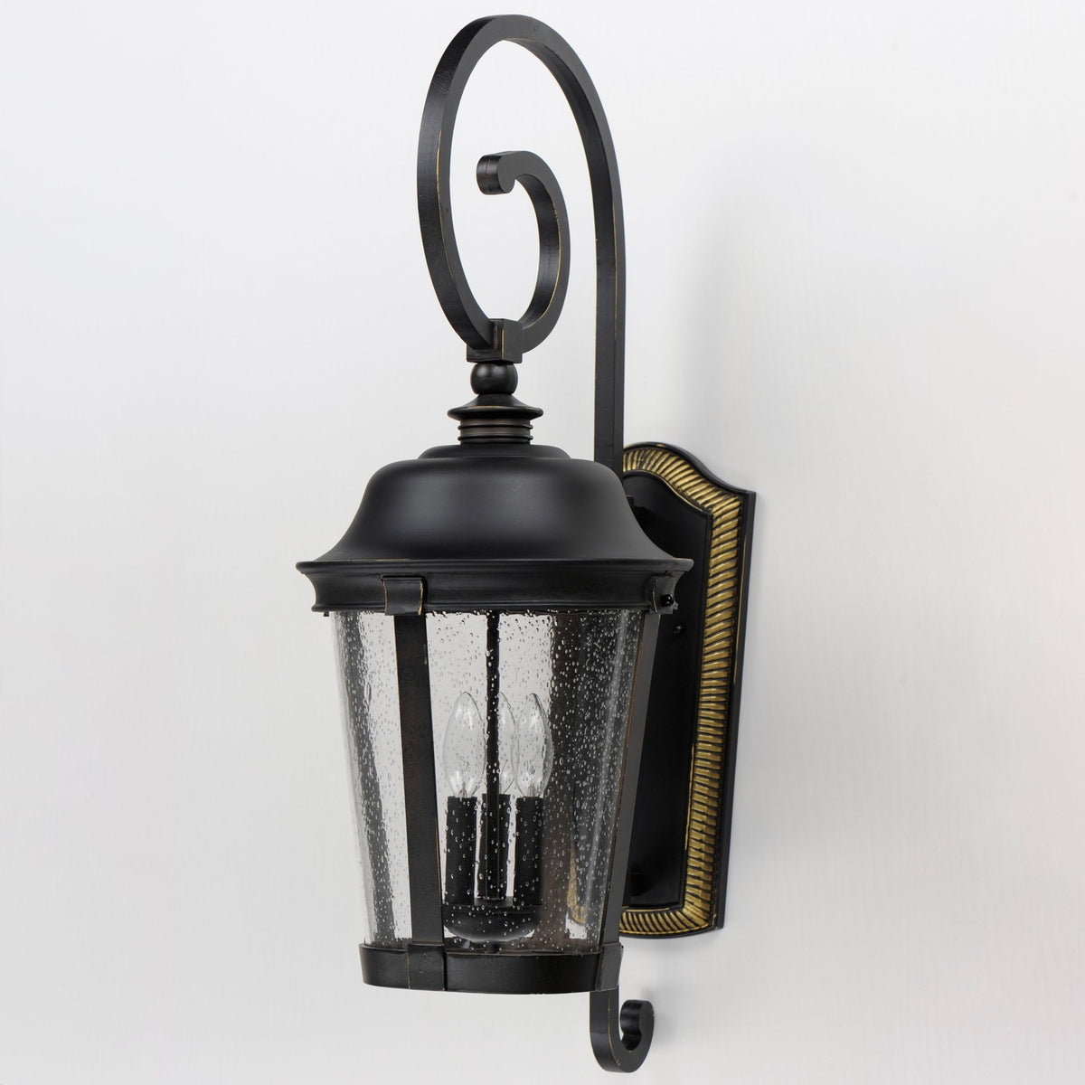 Maxim - 40095CDBZ - Three Light Outdoor Wall Lantern - Dover VX - Bronze