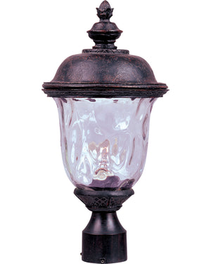 Maxim - 40426WGOB - One Light Outdoor Pole/Post Lantern - Carriage House VX - Oriental Bronze