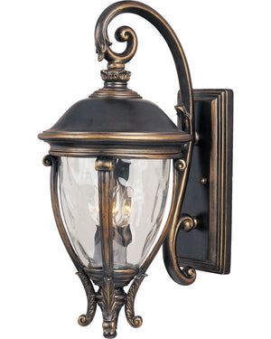 Maxim - 41425WGGO - Three Light Outdoor Wall Lantern - Camden VX - Golden Bronze