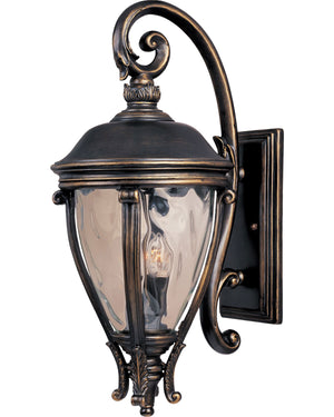 Maxim - 41426WGGO - Three Light Outdoor Wall Lantern - Camden VX - Golden Bronze