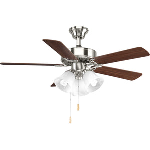 Progress Lighting - P2500-09 - 42"Ceiling Fan - Airpro - Brushed Nickel