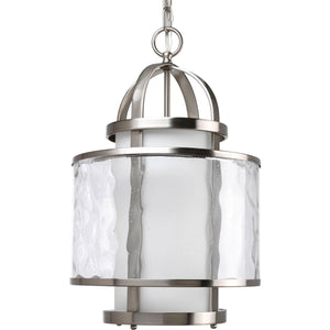 Progress Lighting - P3701-09 - One Light Foyer Pendant - Bay Court - Brushed Nickel