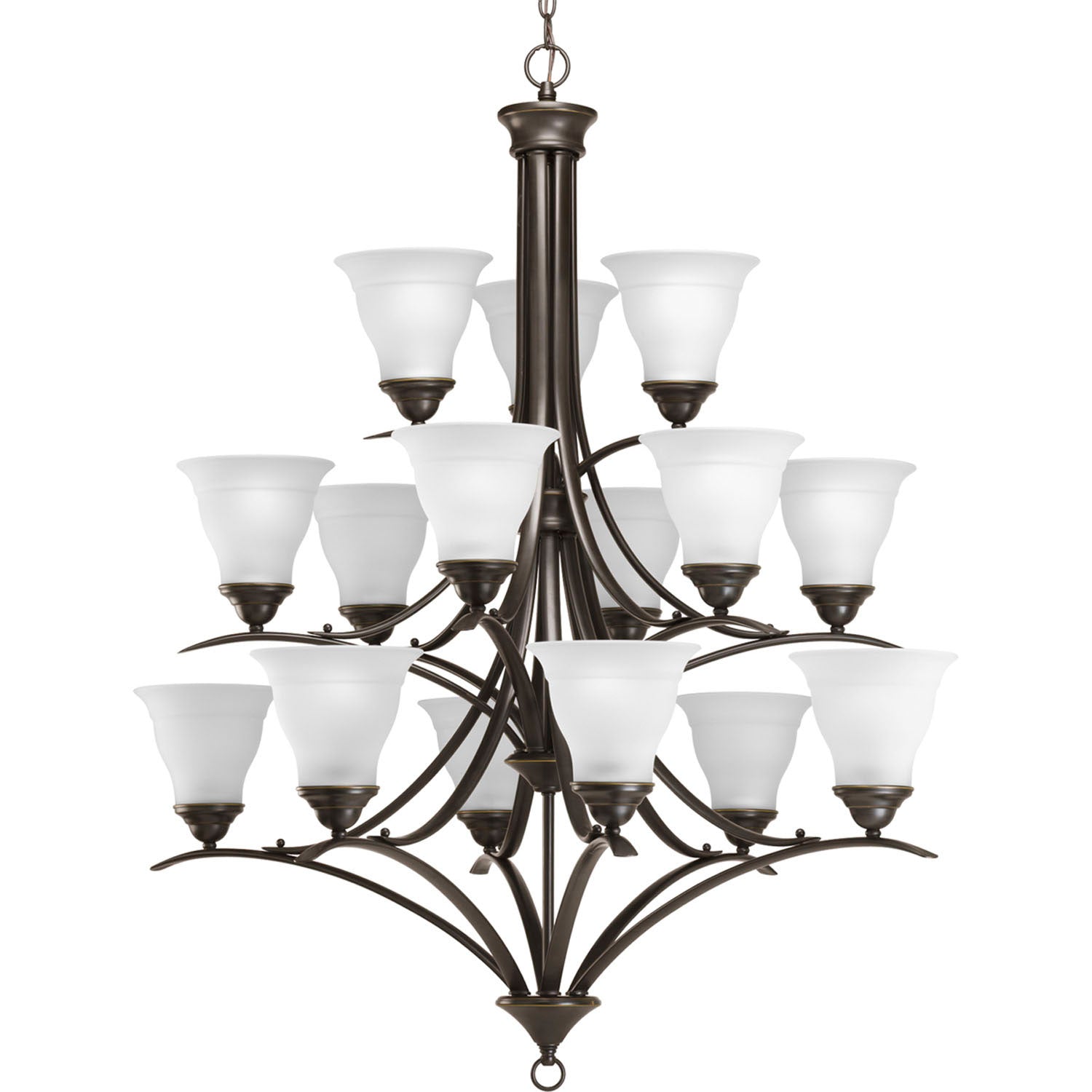 Progress Lighting - P4365-20 - 15 Light Chandelier - Trinity - Antique Bronze