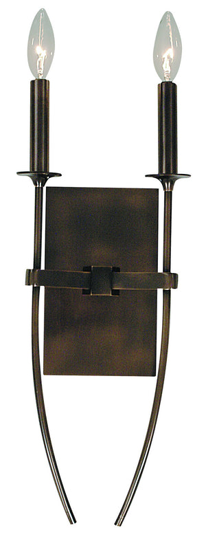 Framburg - 1007 RB - Two Light Wall Sconce - Maisonette - Roman Bronze