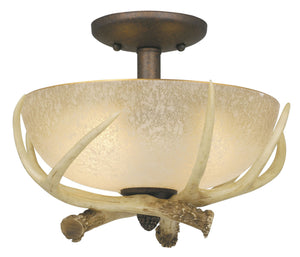 Vaxcel - LK33012WP-C - LED Fan Light Kit or Semi Flush Ceiling Light - Lodge - Weathered Patina