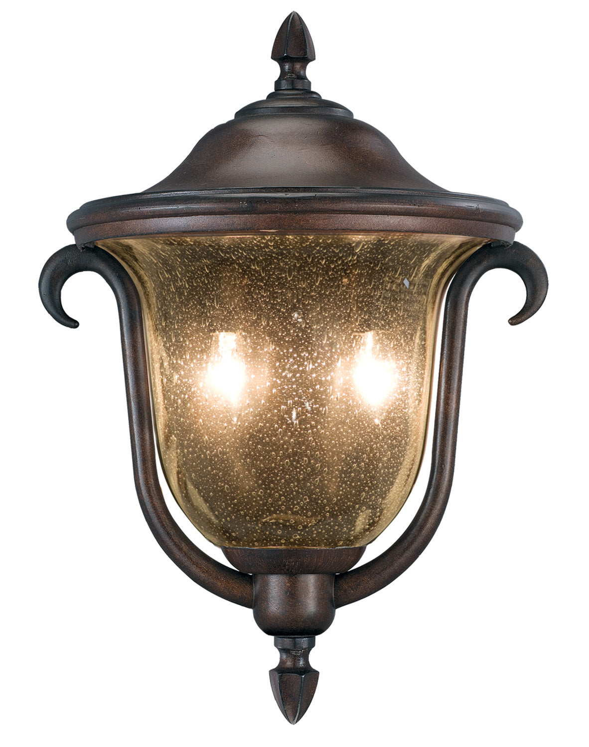 Kalco - 9000BB - Two Light Outdoor Porch Light - Santa Barbara - Burnished Bronze