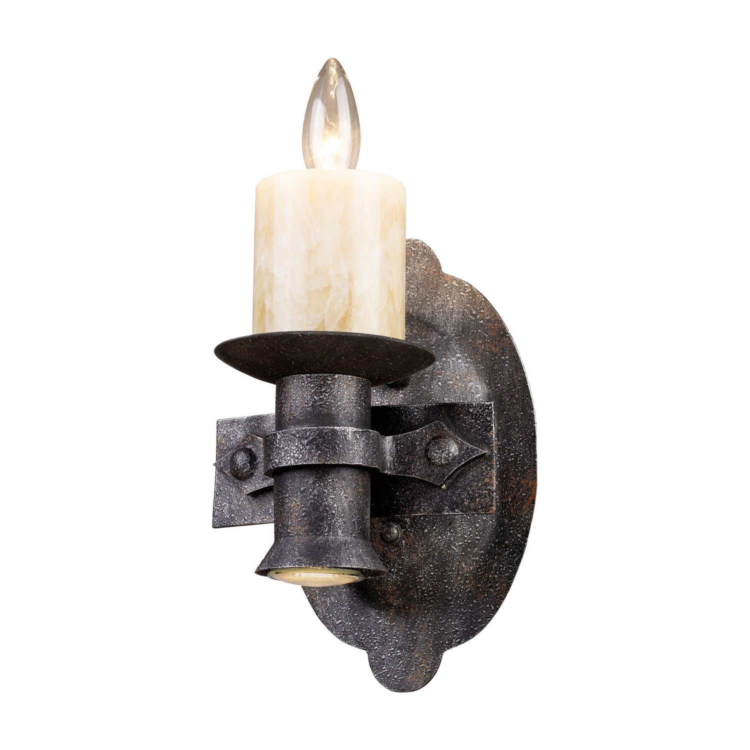 ELK Home - 14000/1+1 - One Light Wall Sconce - Cambridge - Moonlit Rust