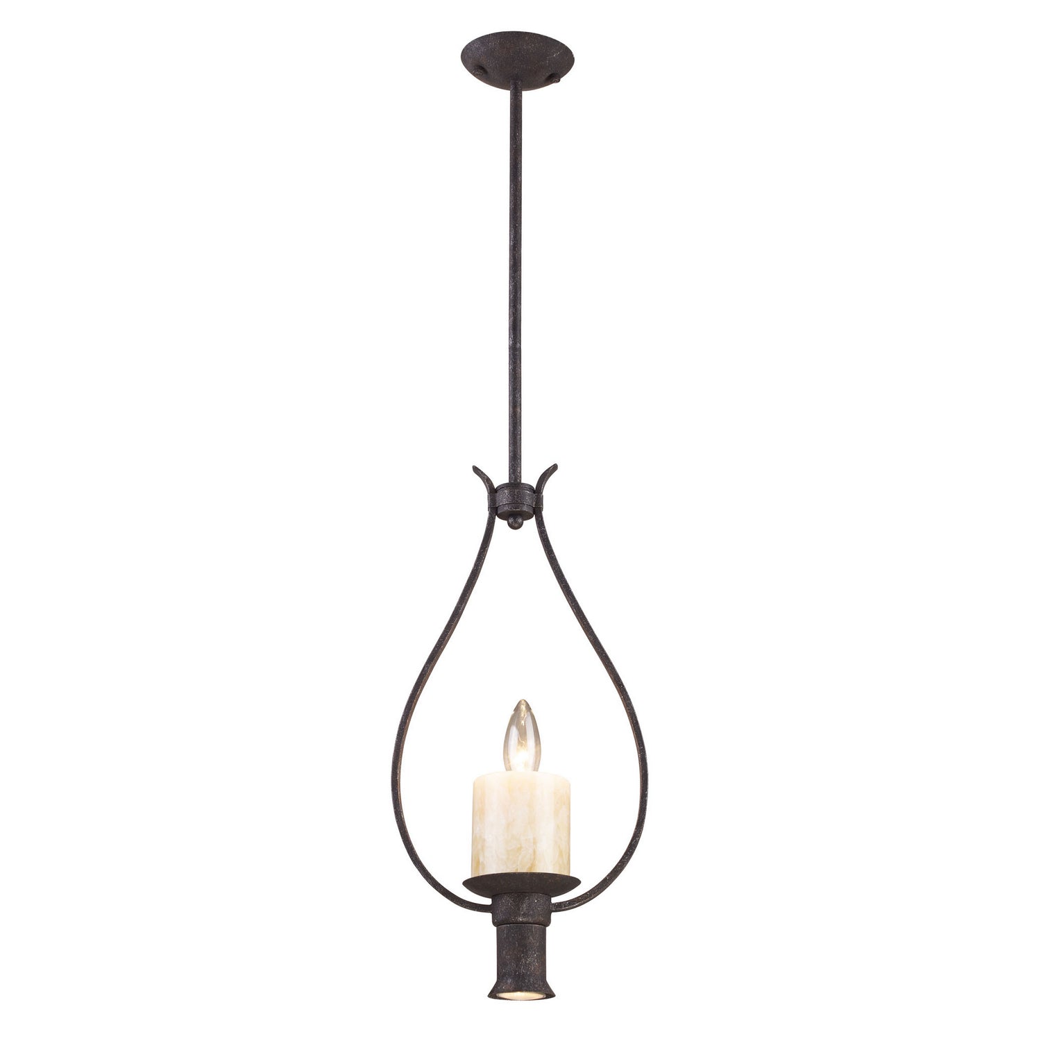 ELK Home - 14004/1+1 - One Light Mini Pendant - Cambridge - Moonlit Rust