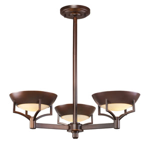 ELK Home - 17037/3 - Three Light Chandelier - Sullivan - Aged Bronze