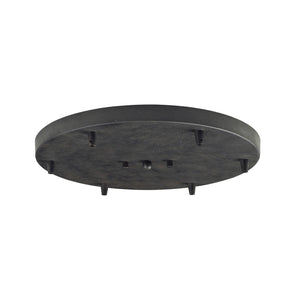 ELK Home - 6R-DR - Six Light Pan - Pendant Options - Dark Rust