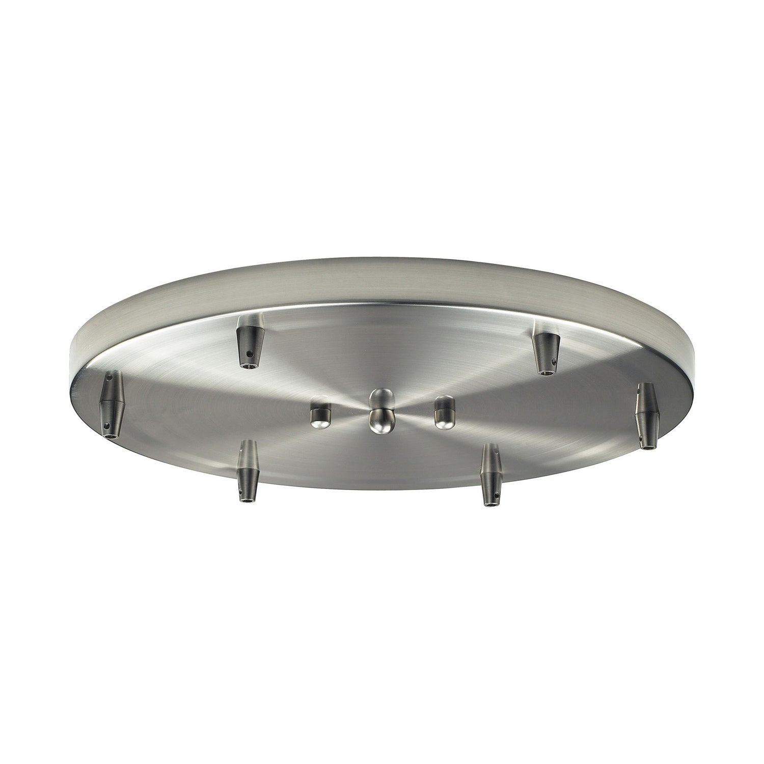 ELK Home - 6R-SN - Six Light Pan - Pendant Options - Satin Nickel