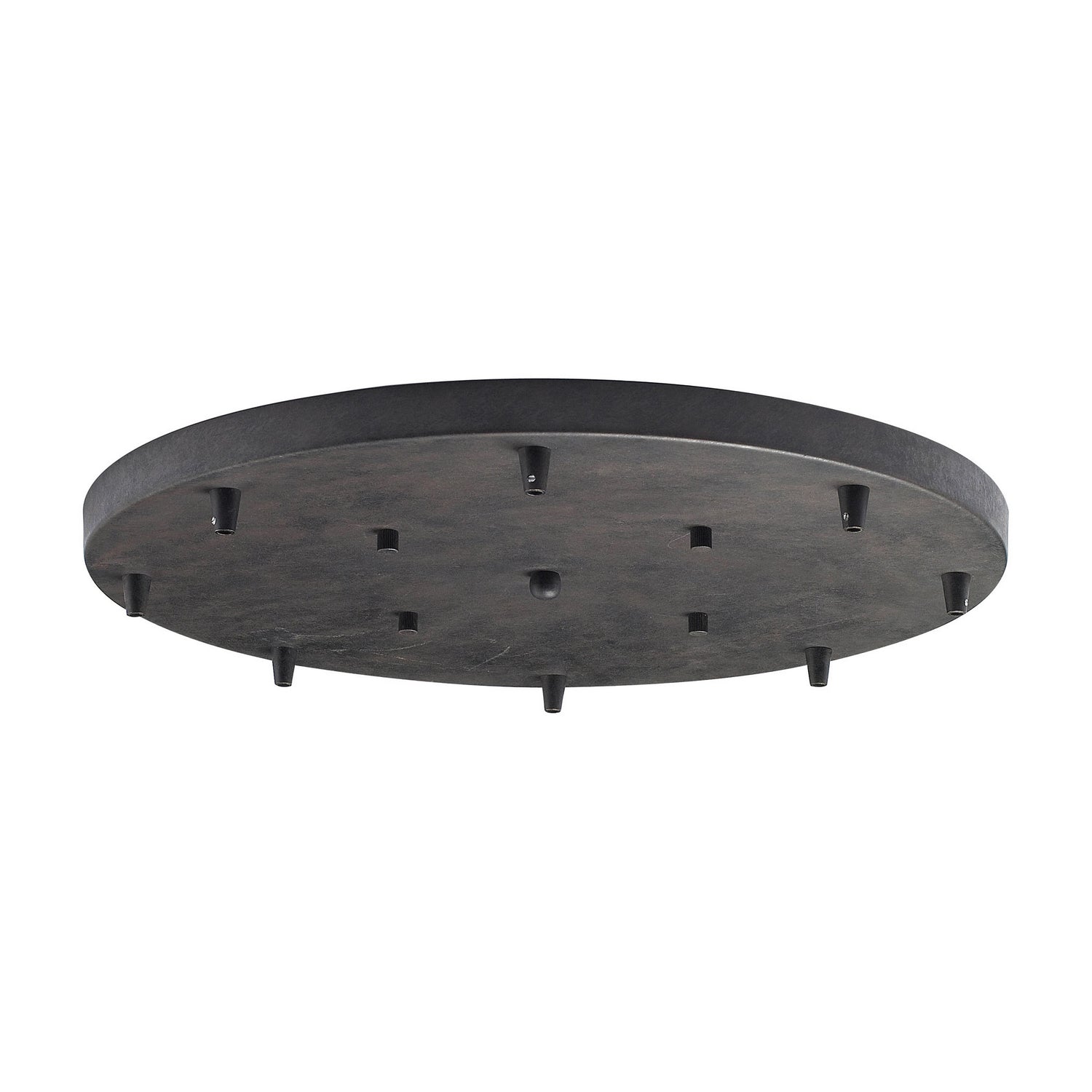 ELK Home - 8R-DR - Eight Light Pan - Pendant Options - Dark Rust