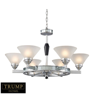 ELK Home - 1508/6 - Six Light Chandelier - Mercer - Polished Chrome