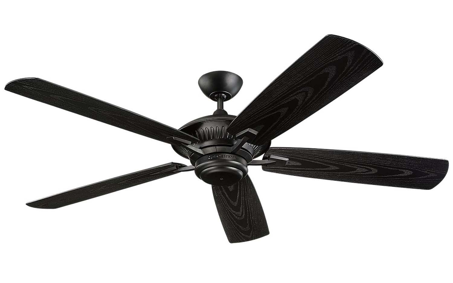 Generation Lighting. - 5CY60BK - 60" Ceiling Fan - Cyclone - Matte Black