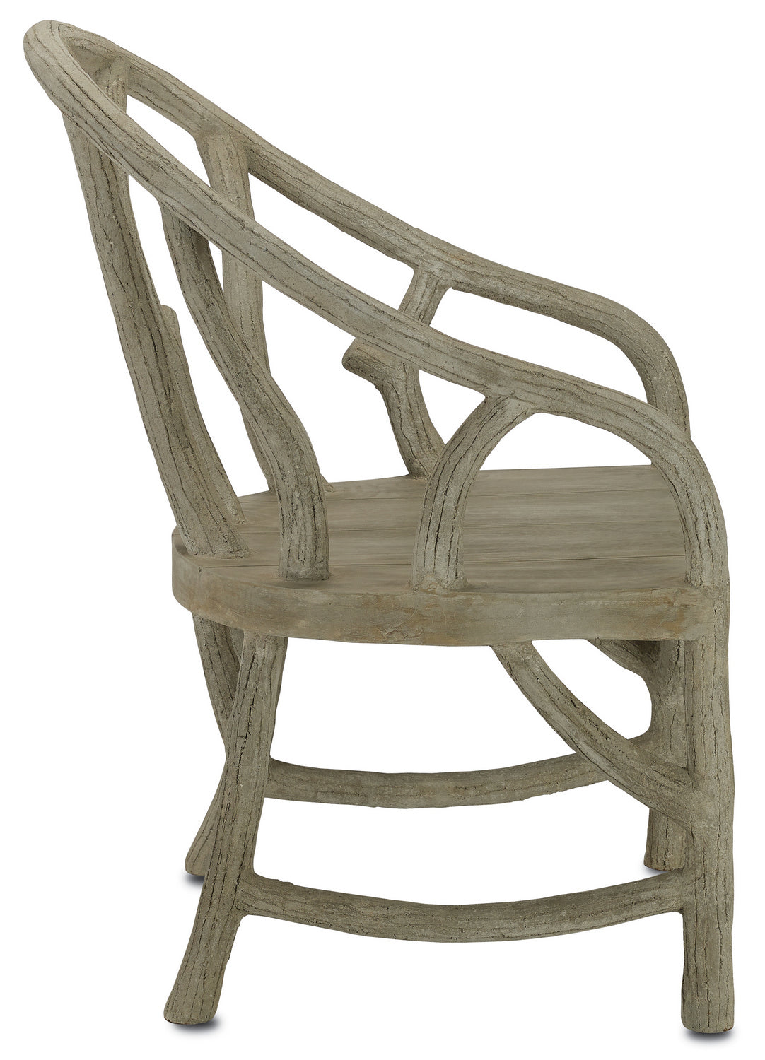 Currey and Company - 2701 - Chair - Arbor - Portland/Faux Bois