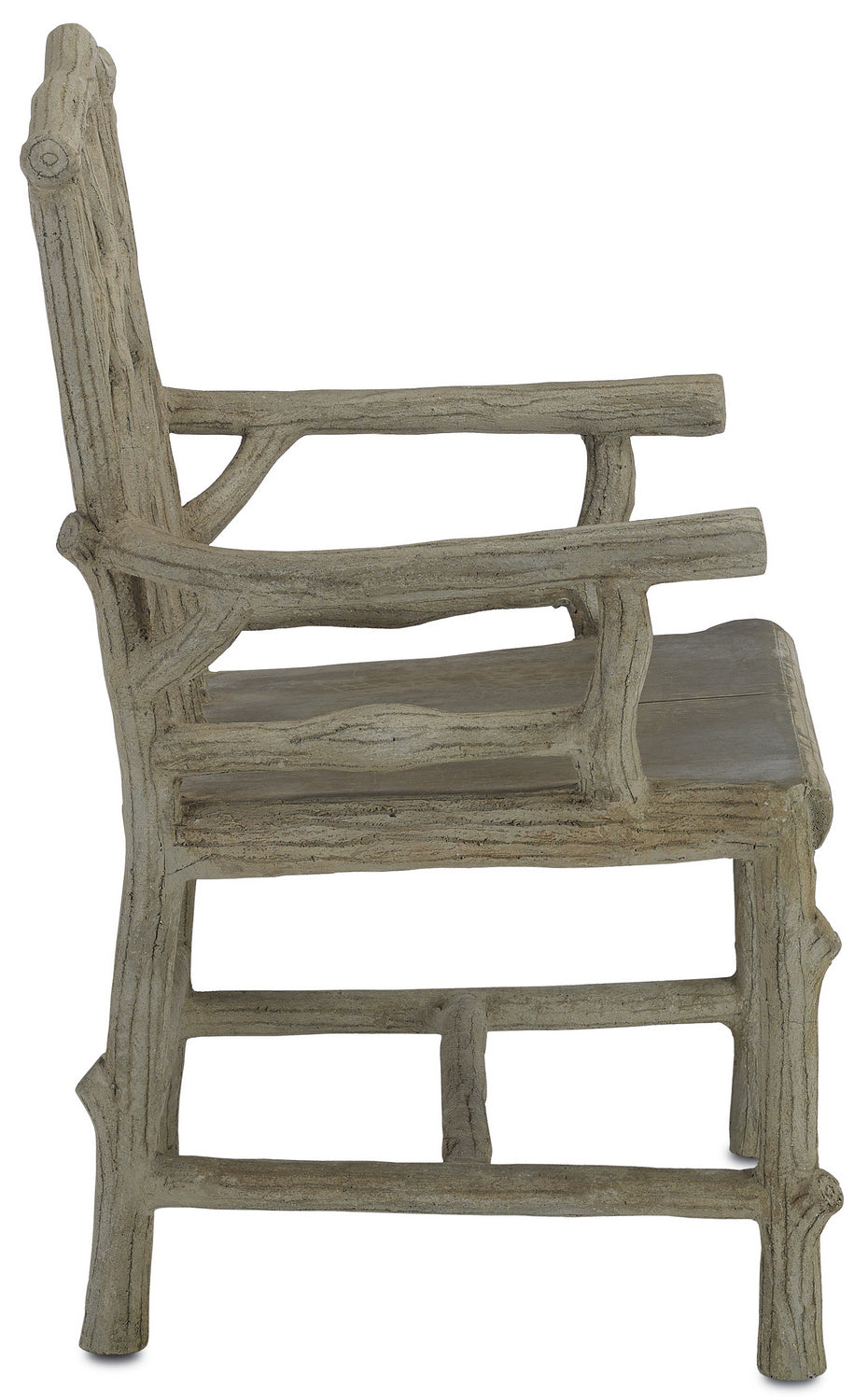 Currey and Company - 2706 - Chair - Woodland - Portland/Faux Bois