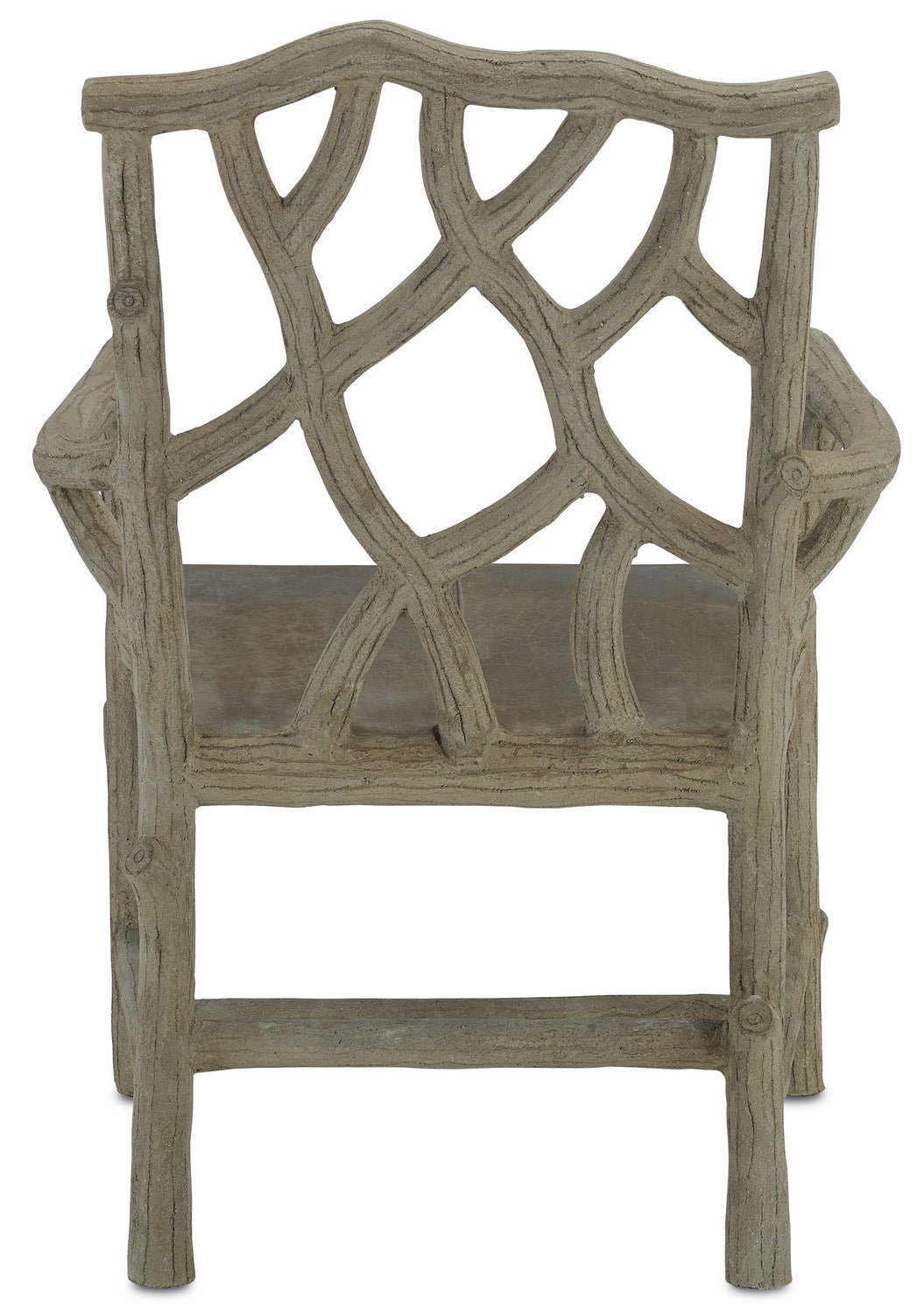 Currey and Company - 2706 - Chair - Woodland - Portland/Faux Bois