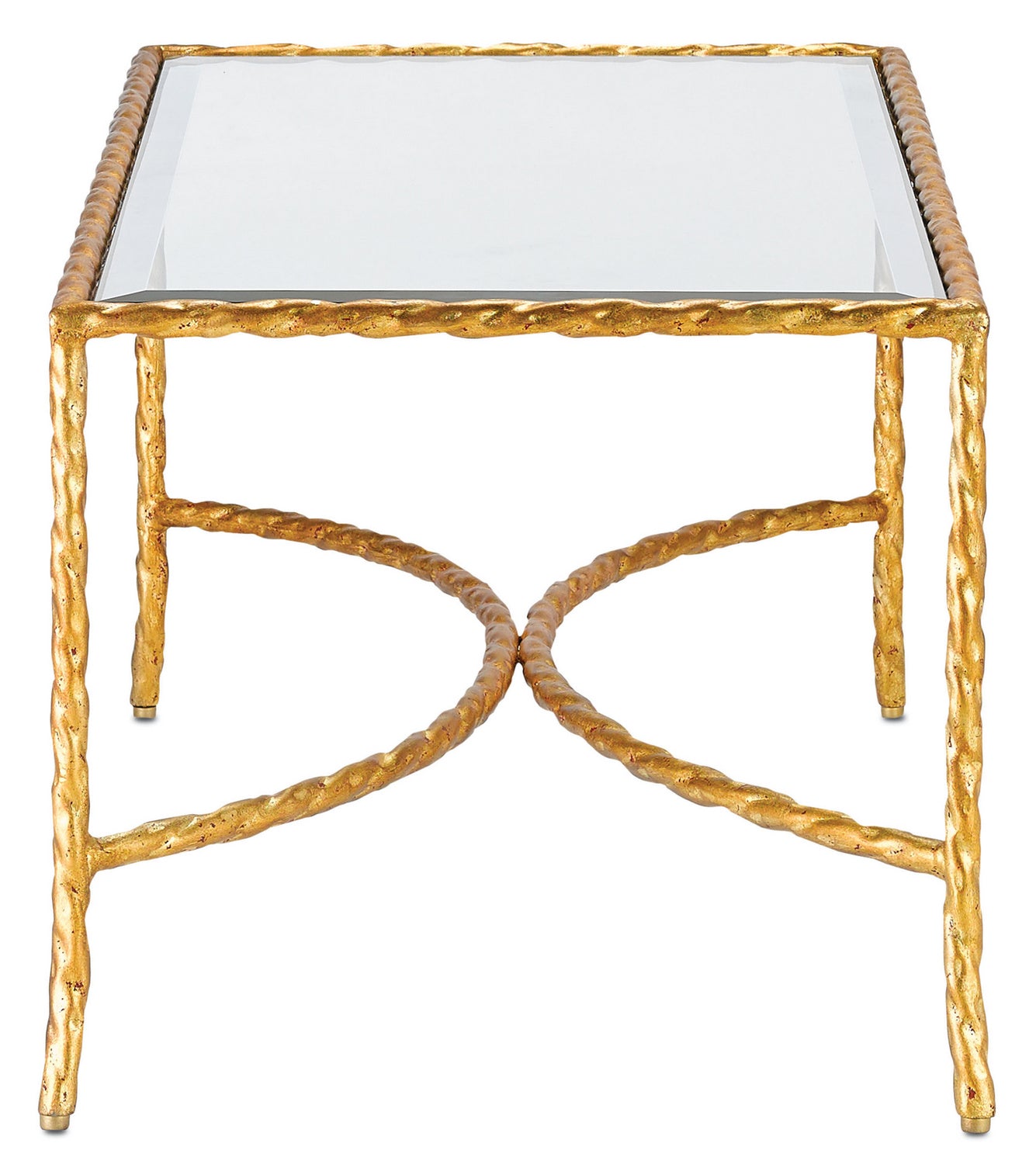 Currey and Company - 4057 - Cocktail Table - Gilt - Gilt Bronze