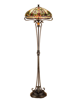 Dale Tiffany - TF101116 - Two Light Floor Lamp - Boehme - Antique Golden Bronze