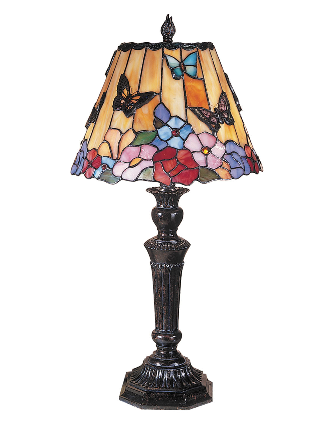 Dale Tiffany - TT100587 - Two Light Table Lamp - Courtney - Fieldstone