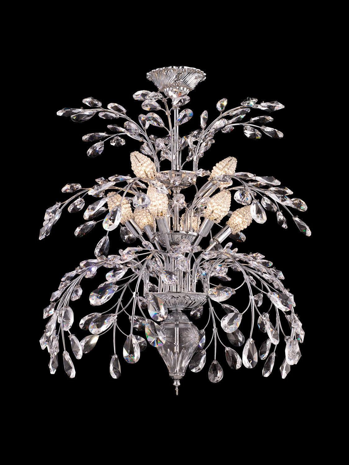 Dale Tiffany - GH80261 - Nine Light Chandelier - Kingston - Polished Chrome