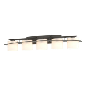 Hubbardton Forge - 207525-SKT-07-GG0182 - Five Light Wall Sconce - Ellipse - Dark Smoke