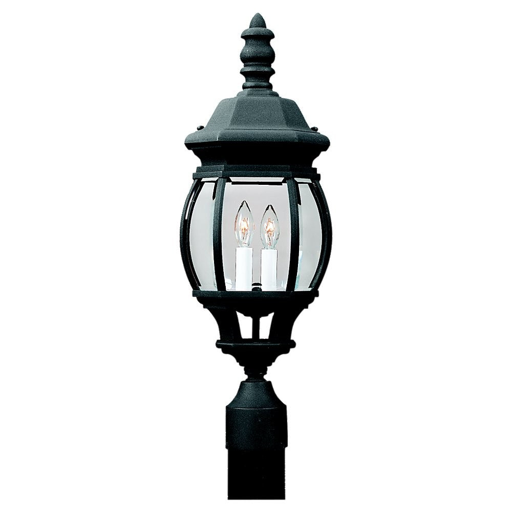 Generation Lighting. - 82200-12 - Two Light Outdoor Post Lantern - Wynfield - Black