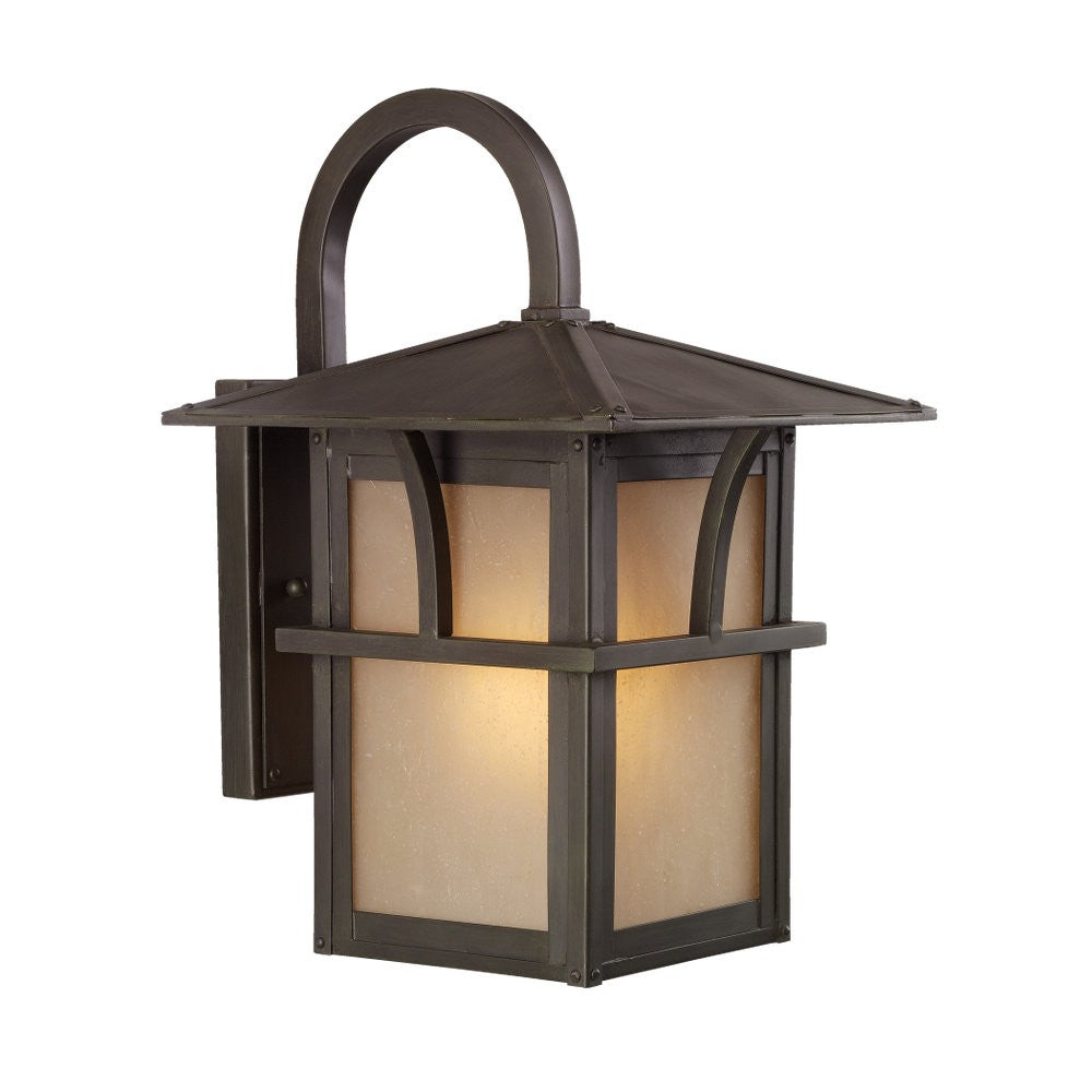 Generation Lighting. - 88881-51 - One Light Outdoor Wall Lantern - Medford Lakes - Statuary Bronze