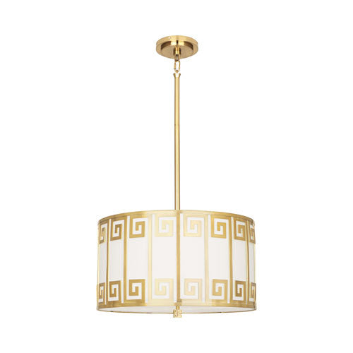 Robert Abbey - 157 - Two Light Pendant - Jonathan Adler Mykonos - Modern Brass