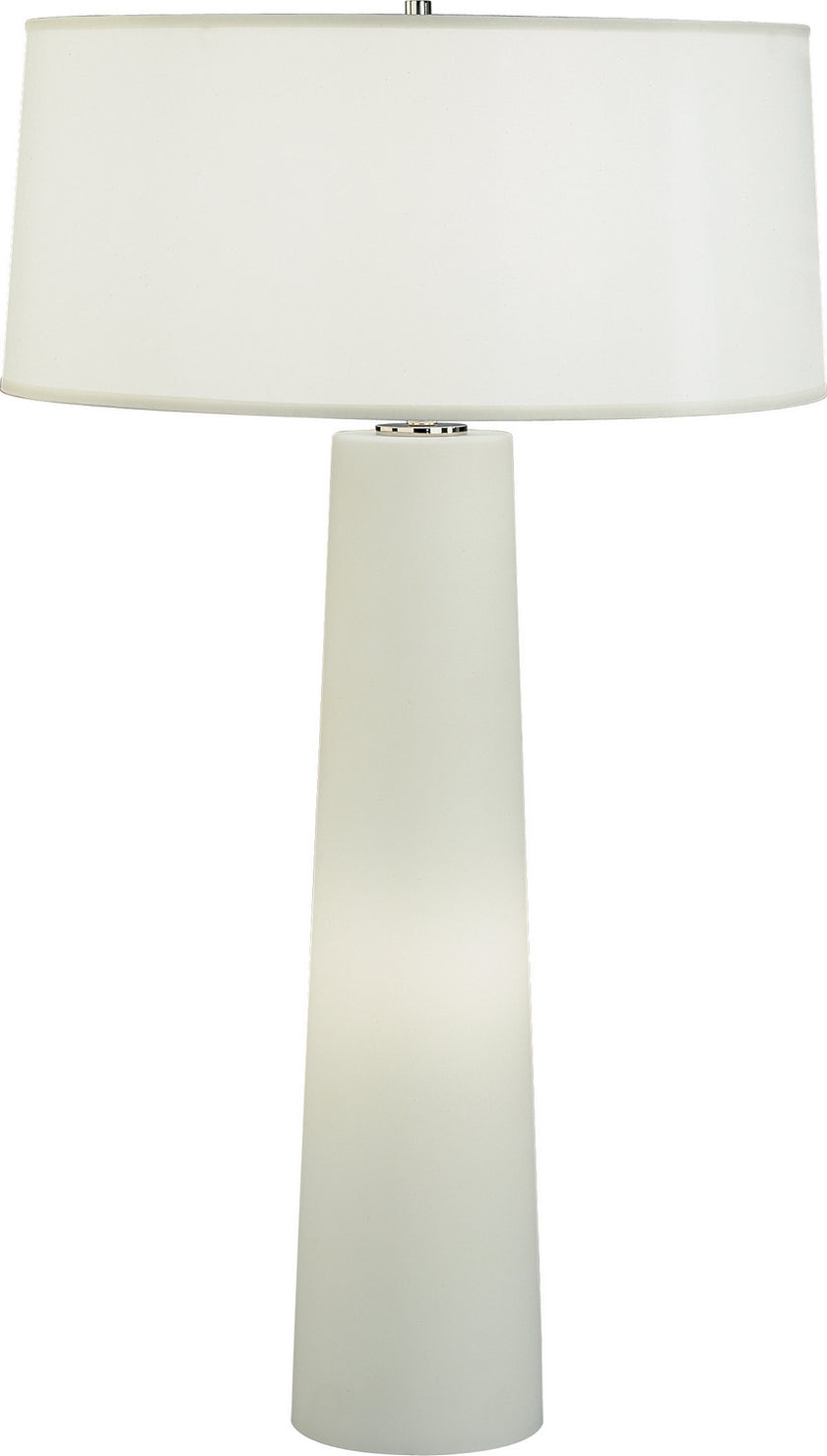 Robert Abbey - 1578W - Two Light Table Lamp - Rico Espinet Olinda - Frosted White Cased Glass w/Night Light